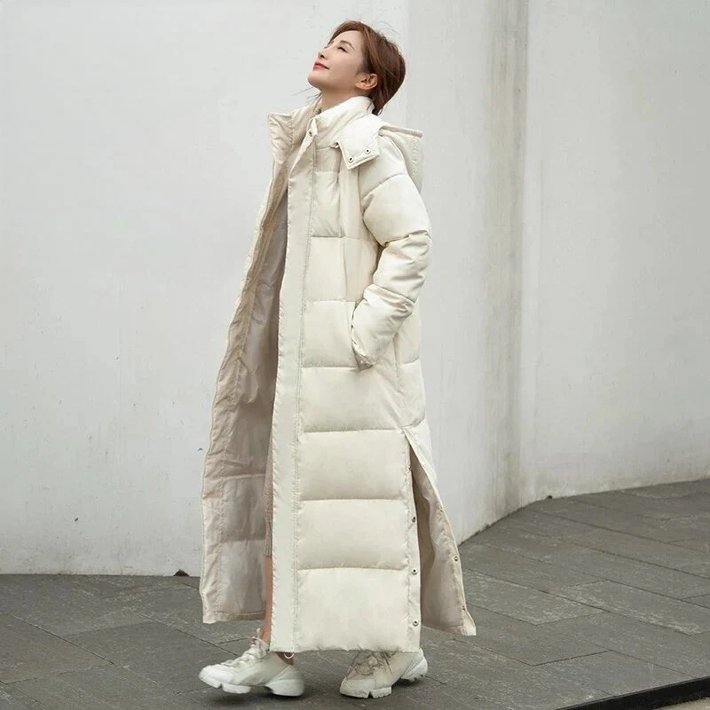 America | Elegant windproof winter coat for women