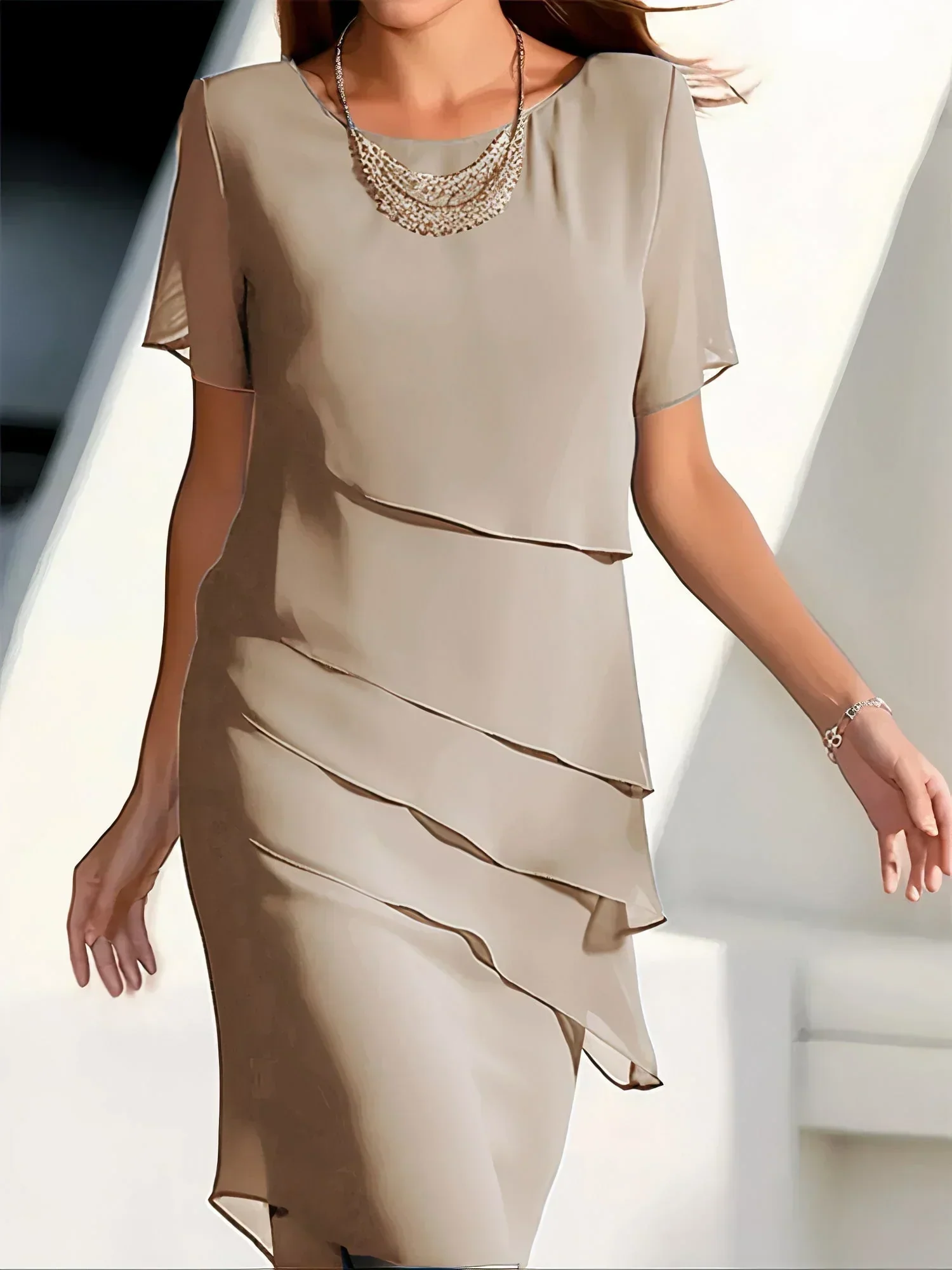 Amica® | Elegant Chiffon Cocktail Dress - Image 5