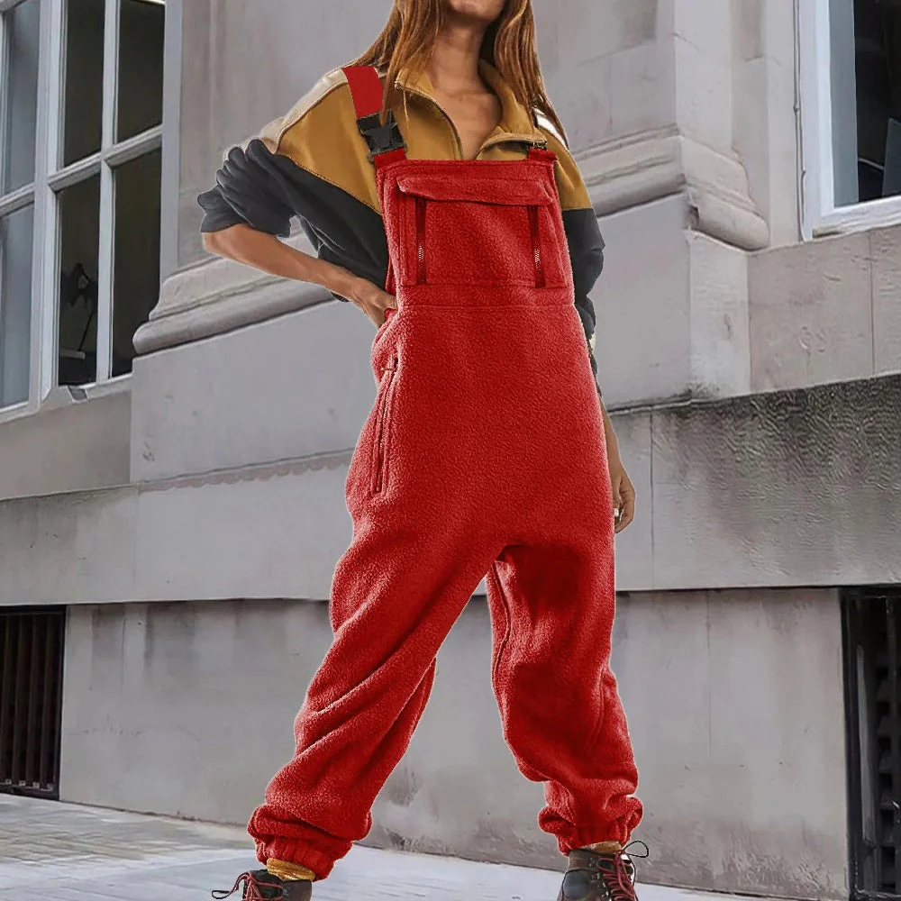 Amparo® | Adjustable Corduroy Fleece Jumpsuit - Image 8