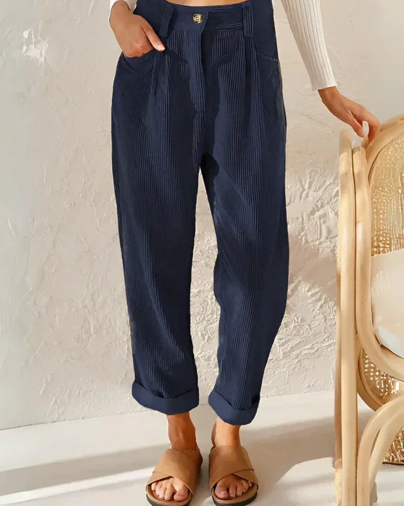 Amparo® | High Waist Straight Trousers For Women - Image 4