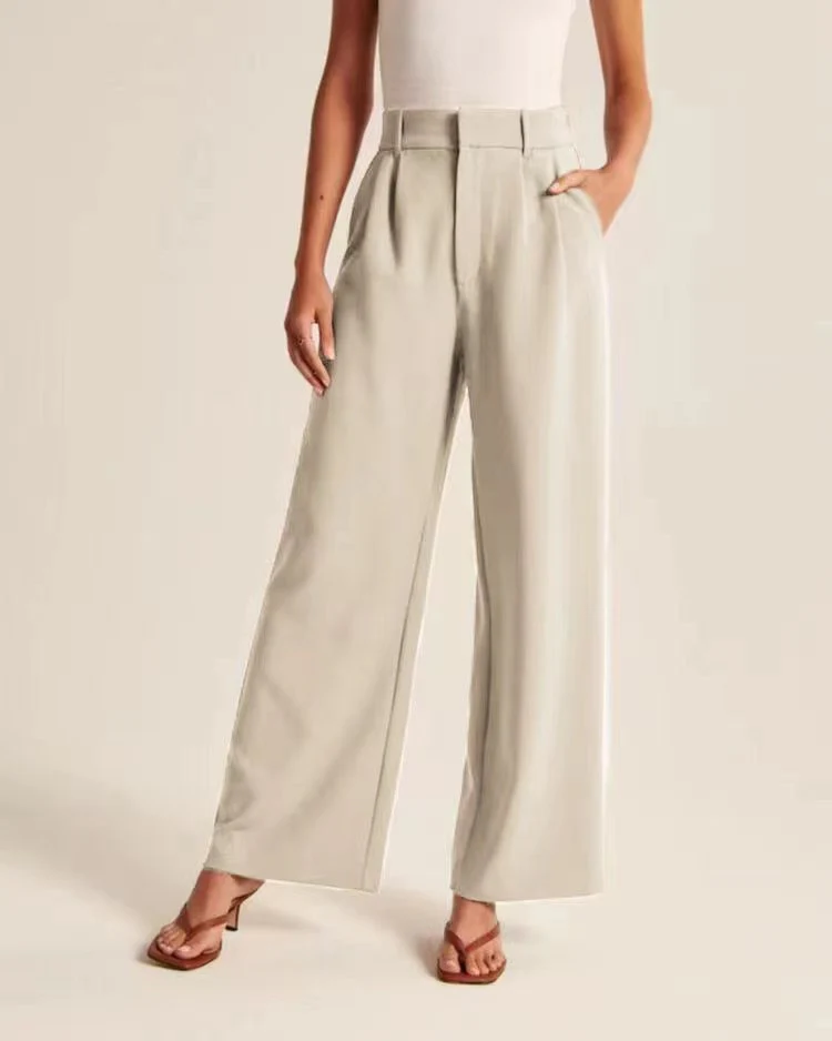Ana® | Waffle Fabric Wide Leg Trousers - Image 11