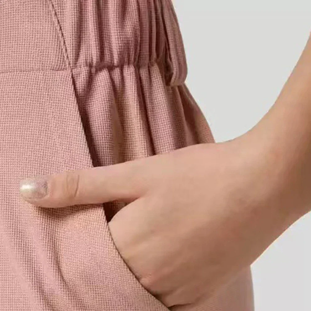 Ana® | Waffle Fabric Wide Leg Trousers - Image 4