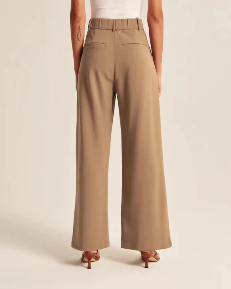 Ana® | Waffle Fabric Wide Leg Trousers - Image 7