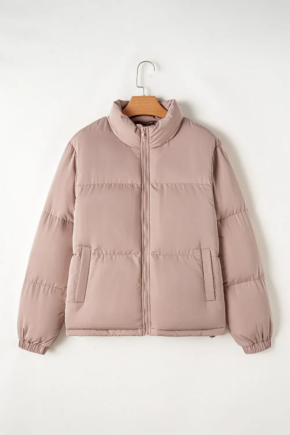 Ana Maria | Long-sleeved winter coat with turtleneck and zip - Image 6