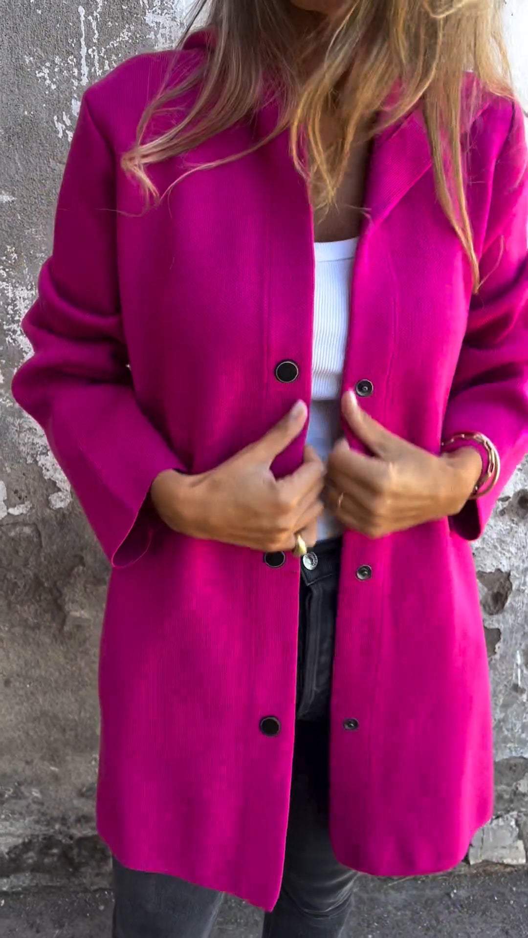 Anabel® | Cardigan with buttons and hood - Image 2