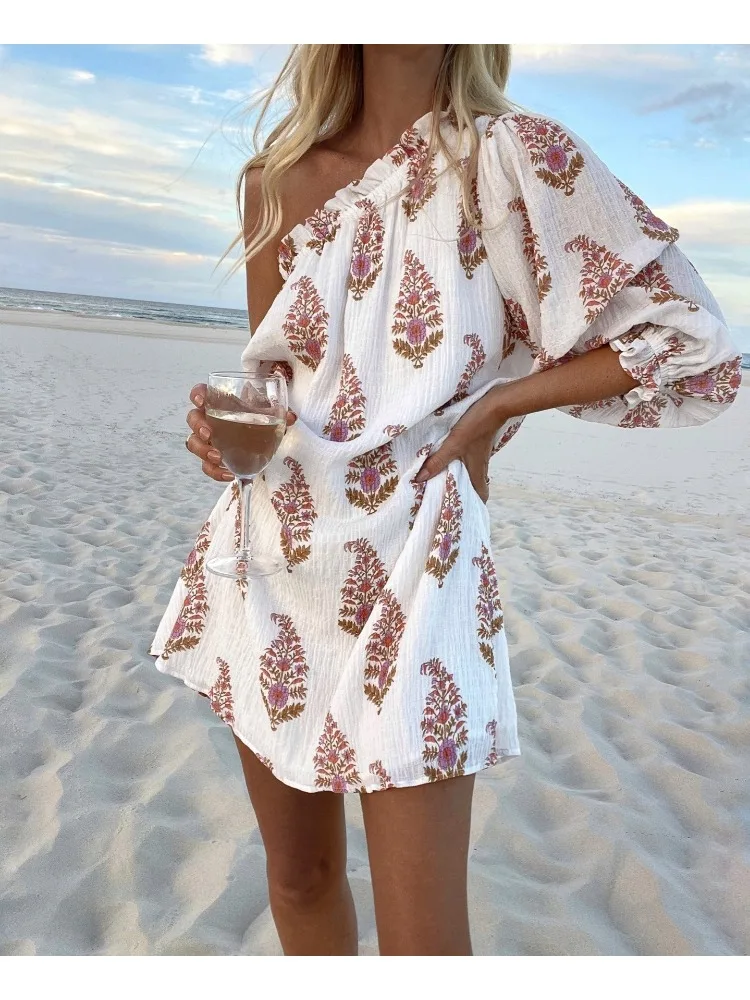 Andrea® | Asymmetrical Mini Dress - Image 2