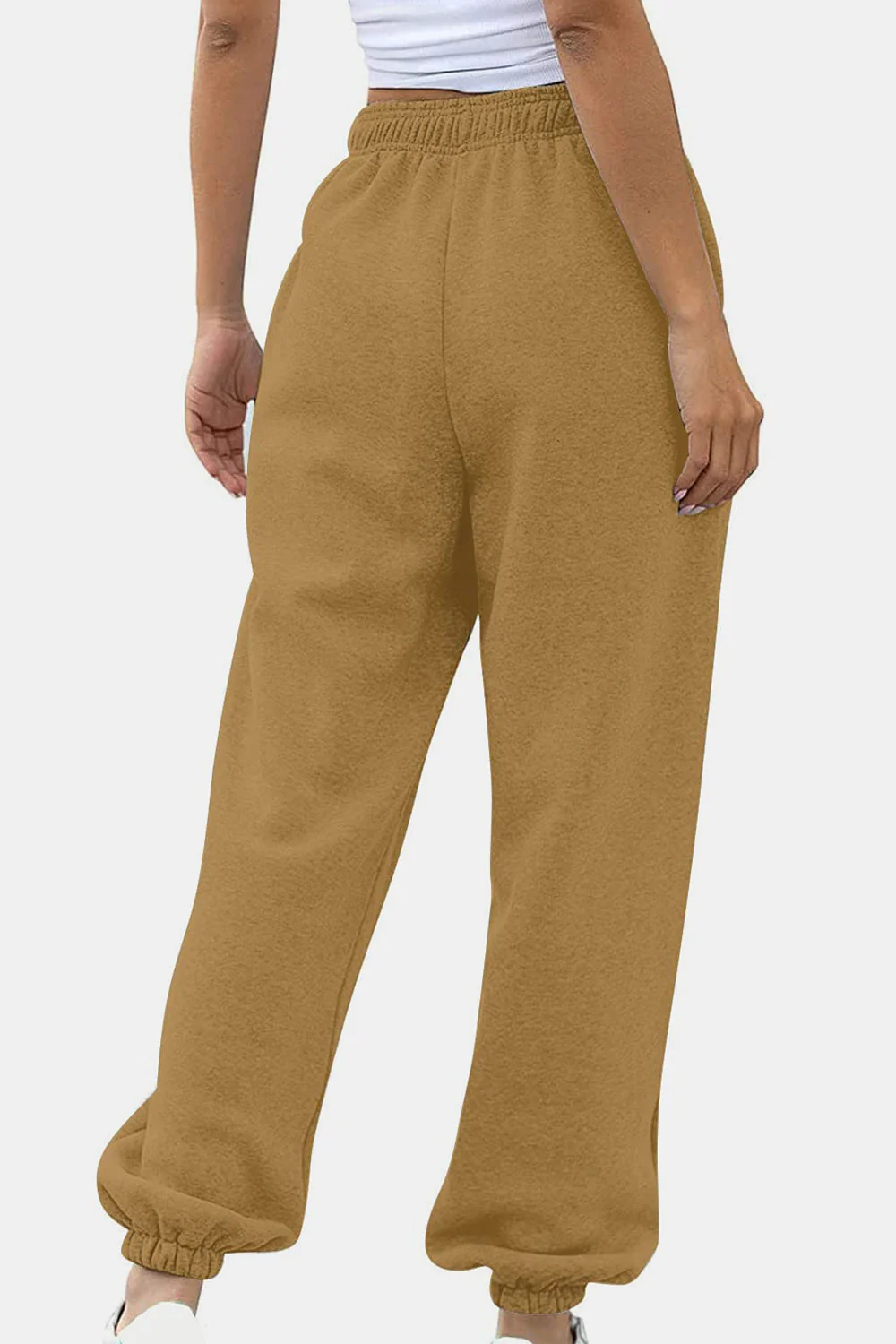 Angela | Jogging pants with elastic waistband and pockets - Image 4