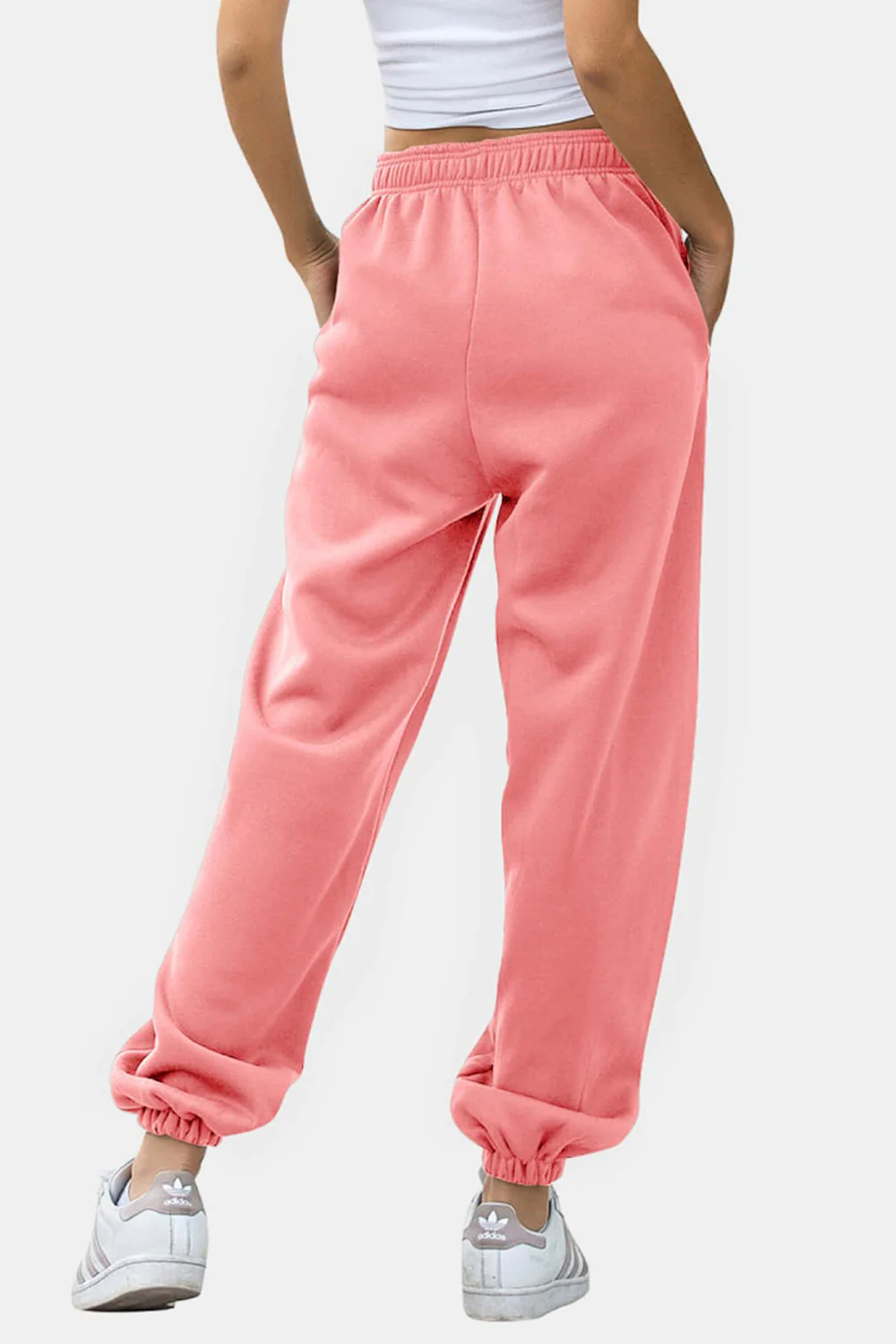 Angela | Jogging pants with elastic waistband and pockets - Image 9