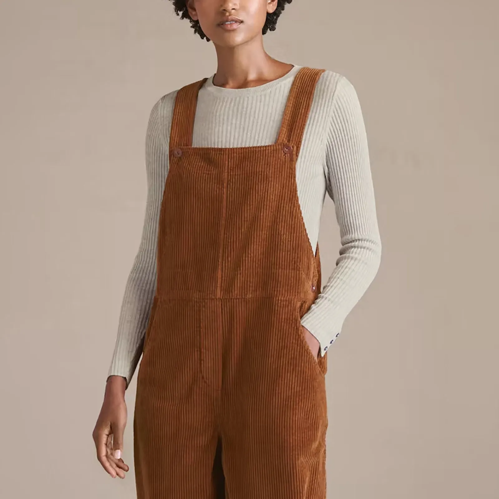 Angela® | Stylish Curdoroy Jumpsuit - Image 2