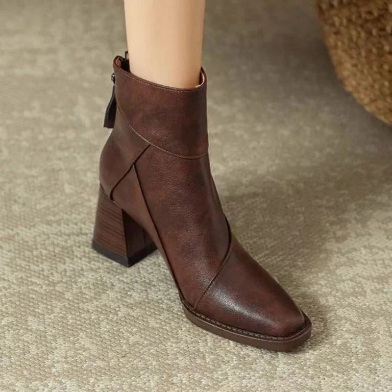 Angela | Comfortable leather boots for women. - Image 2