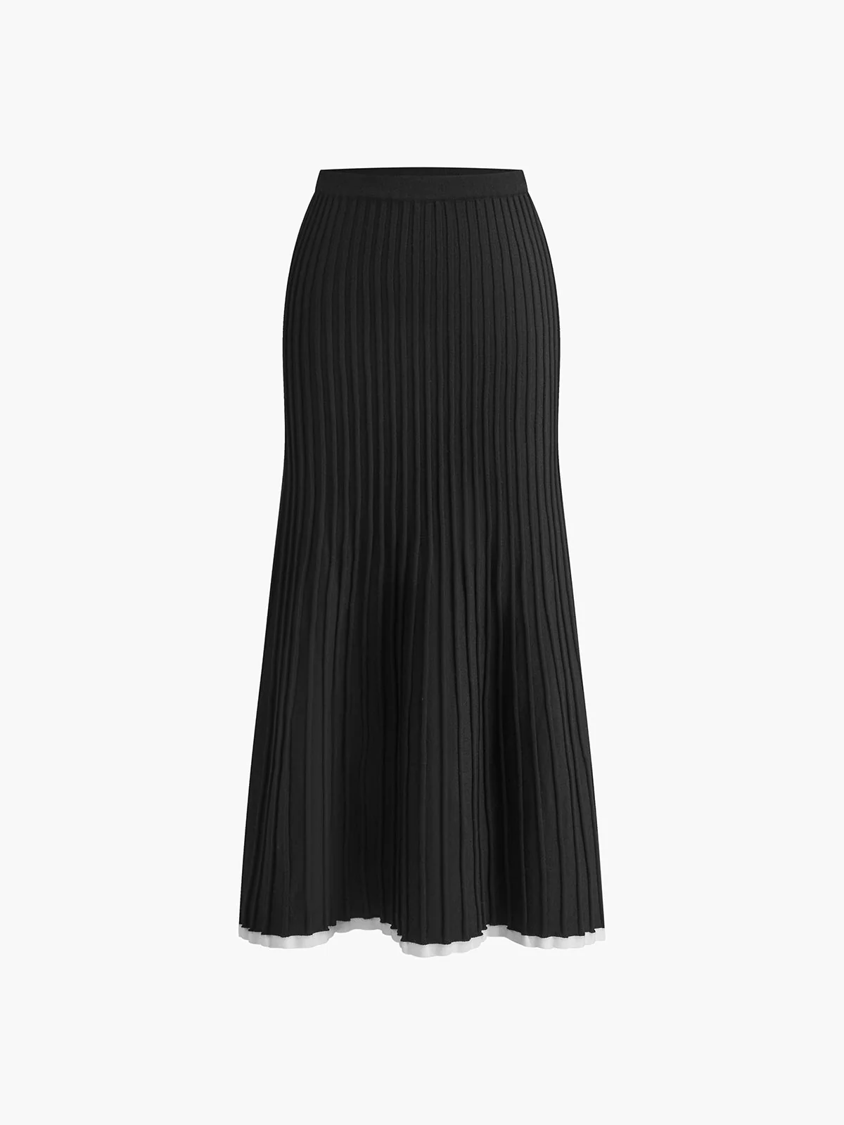 Angélica® | Knitted Dress With Contrasting Cuffs - Image 8