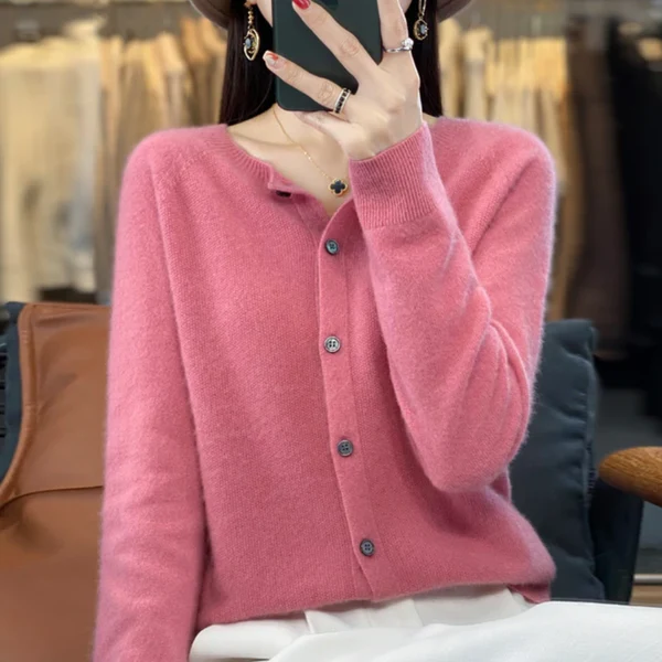 Angelica – Soft cardigan with buttons - Image 7