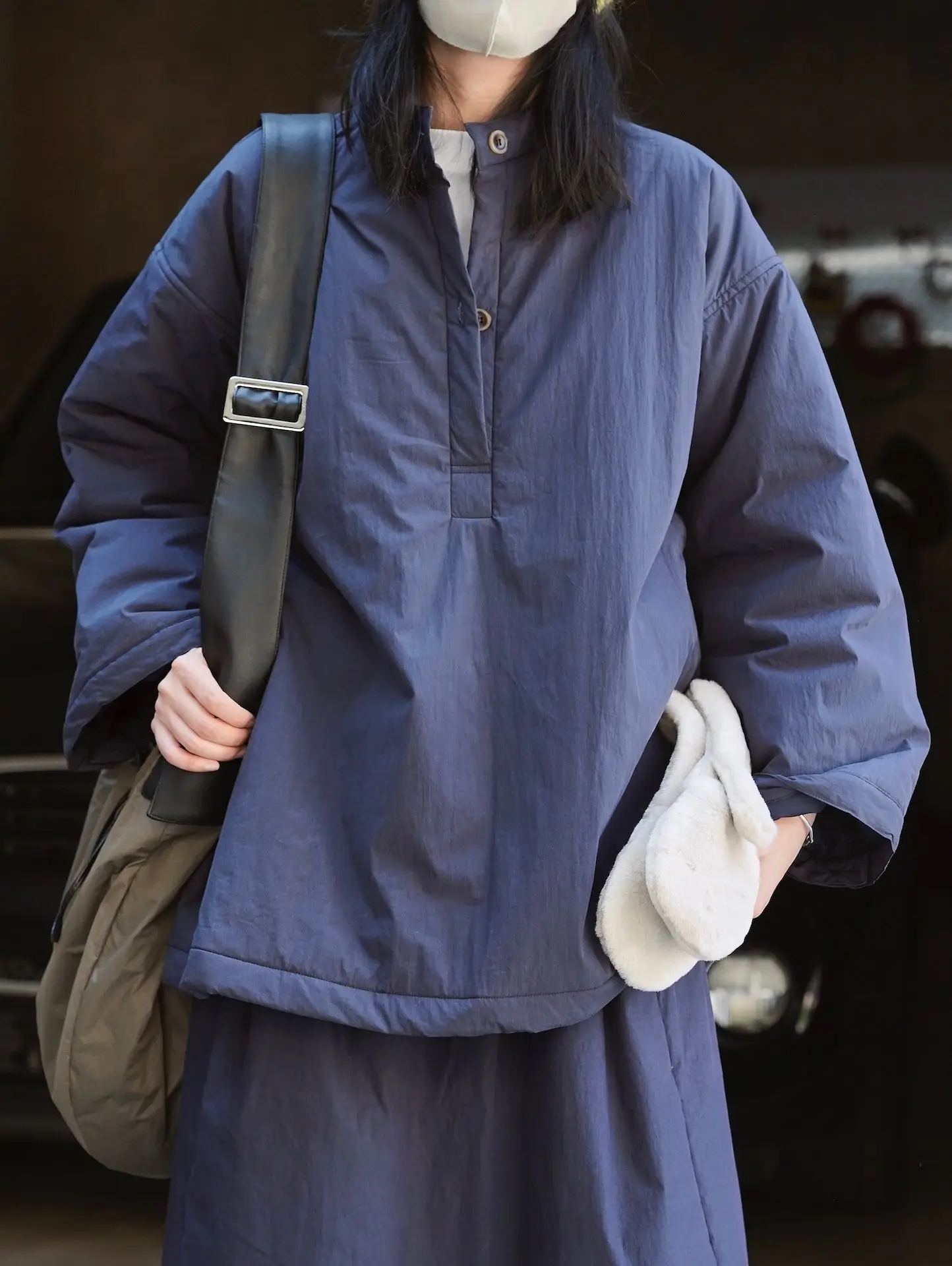 Angeline's | Loose-fitting women's winter jacket made of cotton - Image 5
