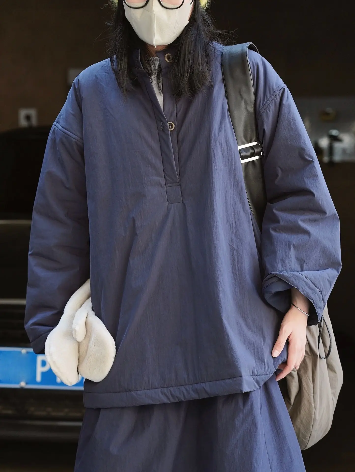 Angeline's | Loose-fitting women's winter jacket made of cotton - Image 7