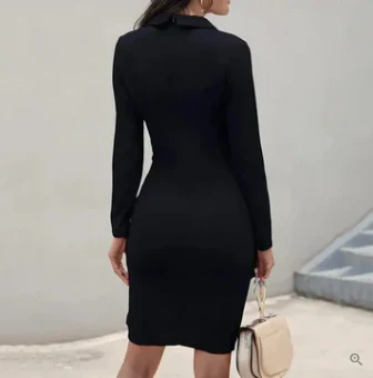Anita® | Elegant Cocktail Dress With Buttons - Image 3