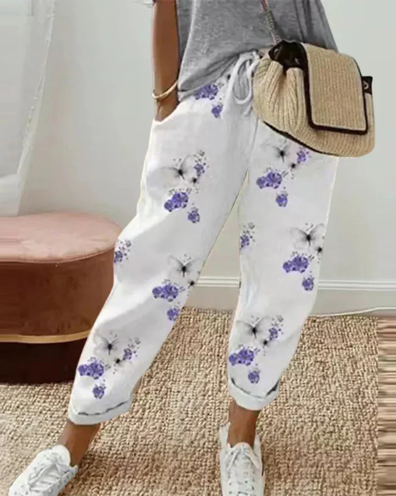 Anjana® | Stylish And Comfortable Cotton Linen Trousers For Women - Image 3