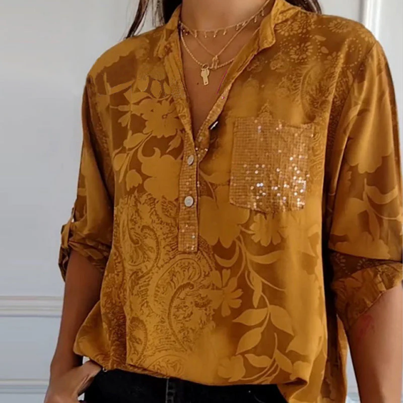 Annalisa® | Embellished Pocket Blouse - Image 5