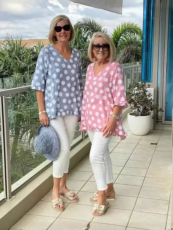 Annamaria® | Stylish V-Neck Blouse - Image 2