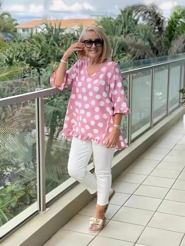 Annamaria® | Stylish V-Neck Blouse - Image 7