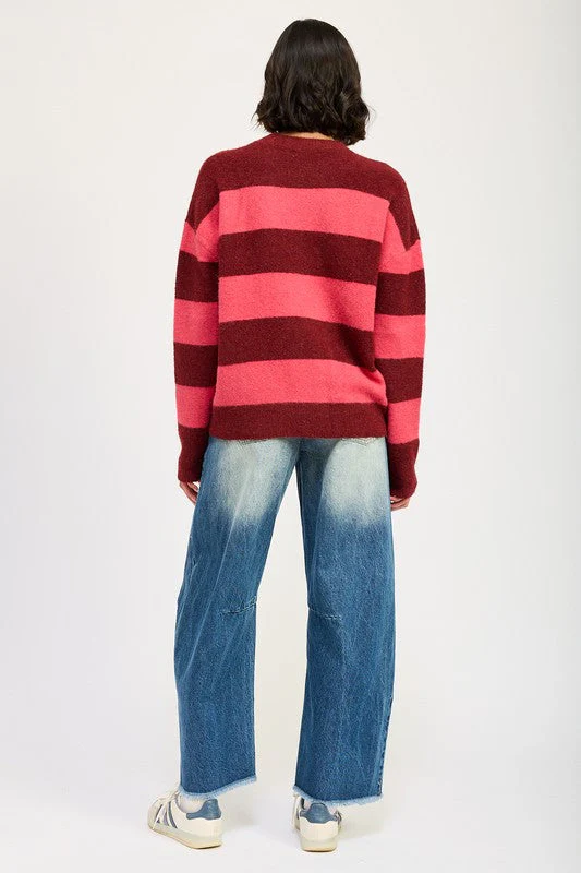 Annelie | OVERSIZE STRIPED SWEATER - Image 14