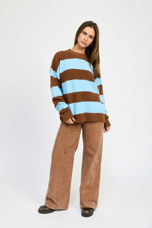 Annelie | OVERSIZE STRIPED SWEATER - Image 5