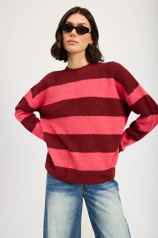Annelie | OVERSIZE STRIPED SWEATER - Image 8