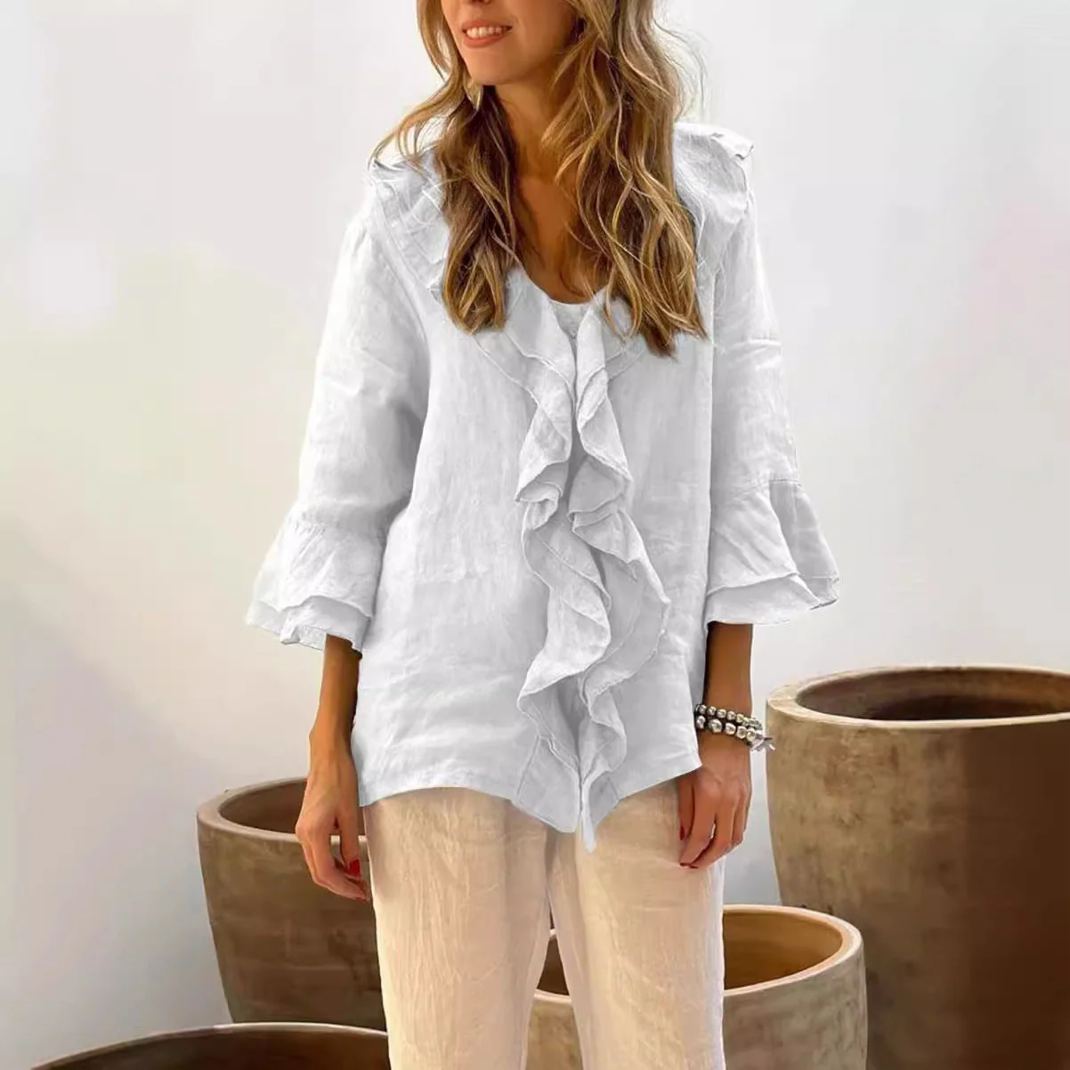 Anneliese® | Stylish Ruffle Blouse - Image 6