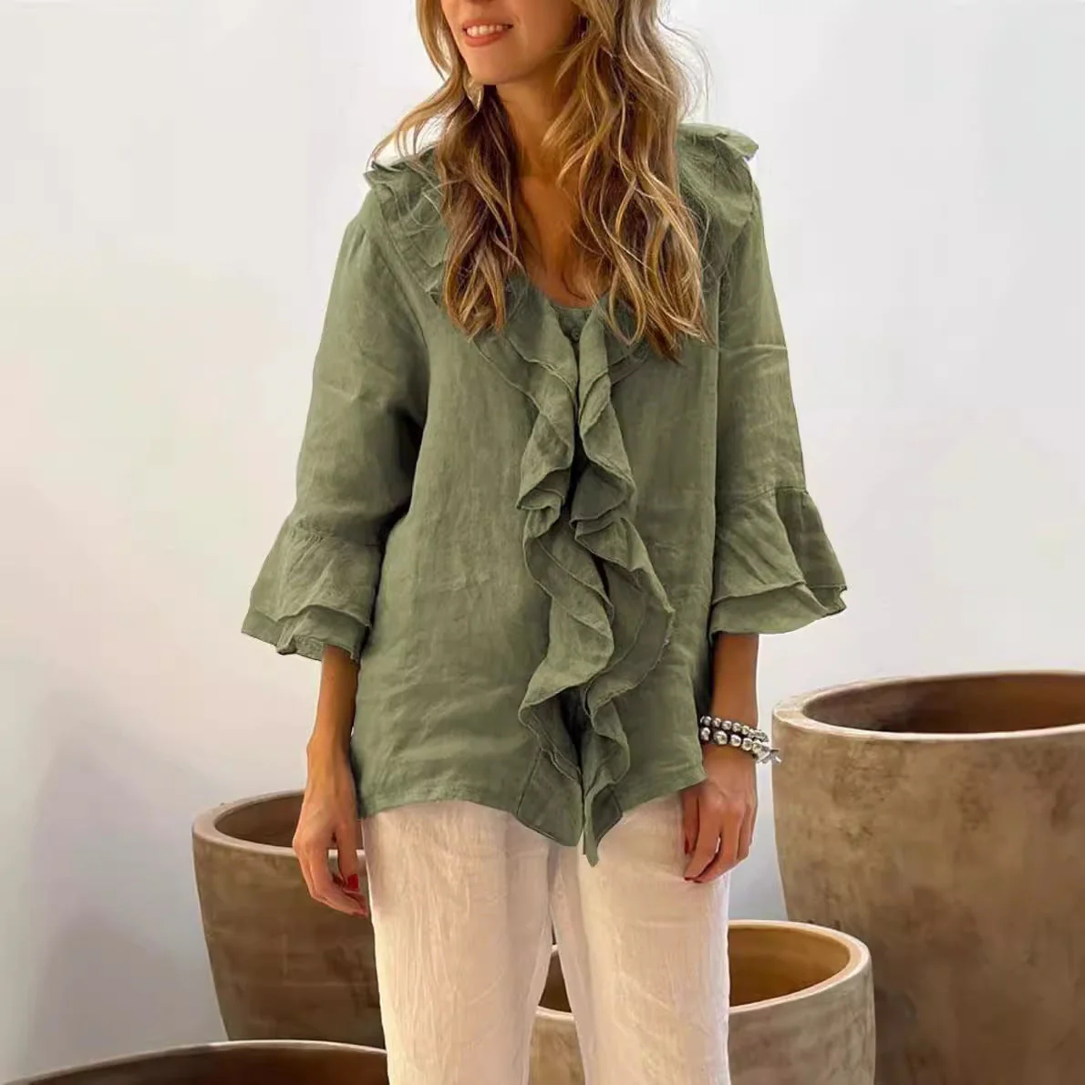 Anneliese® | Stylish Ruffle Blouse - Image 8