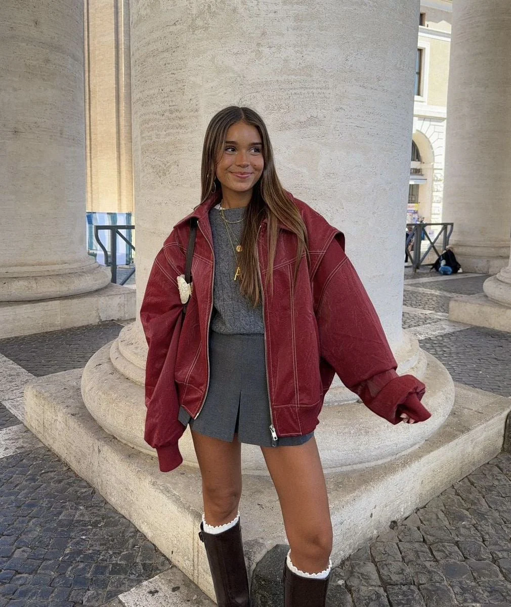 Annelise® | Oversized Leader Bomber Jacket - Image 2