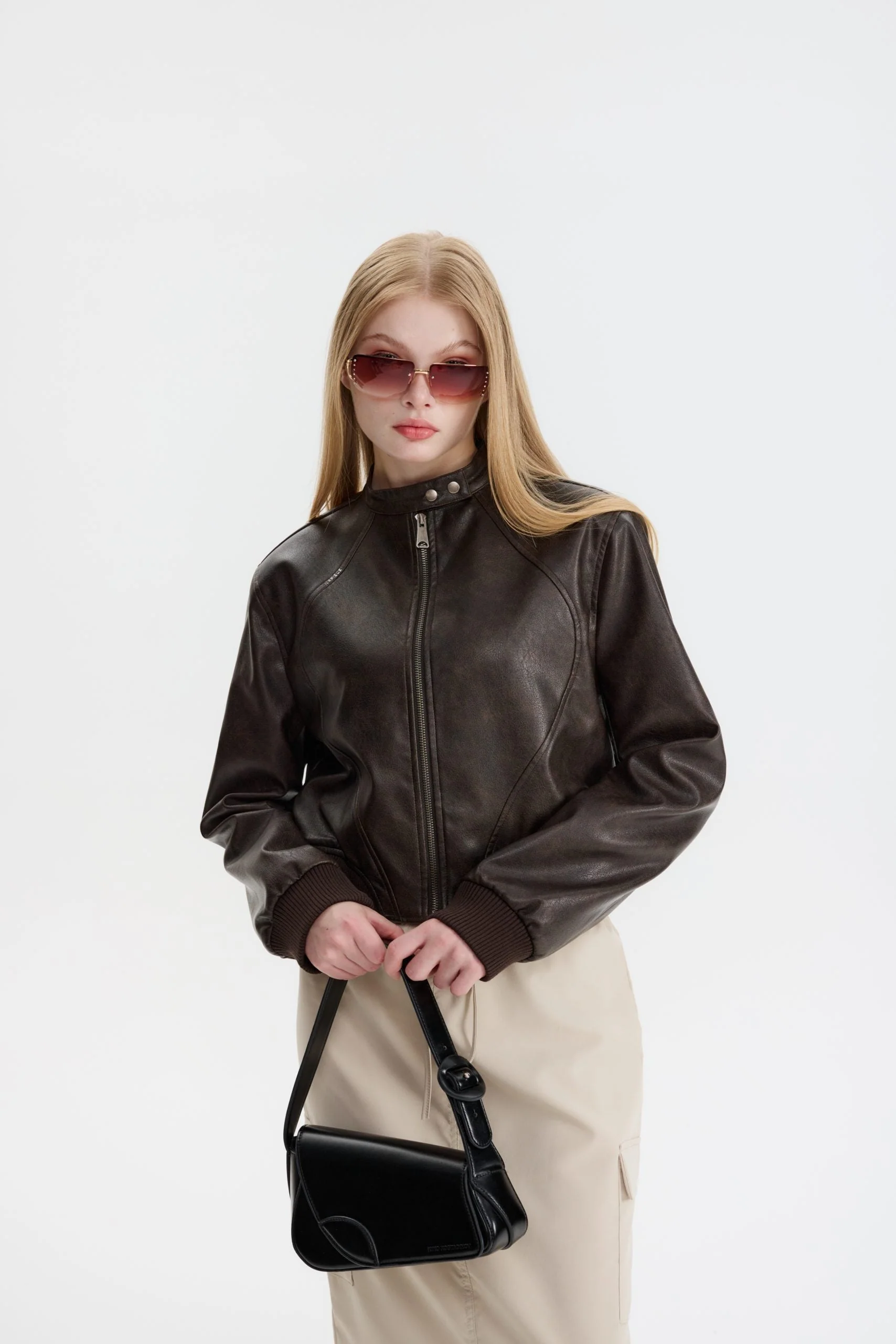 Annelise | Luxurious leather jacket for women - Image 2