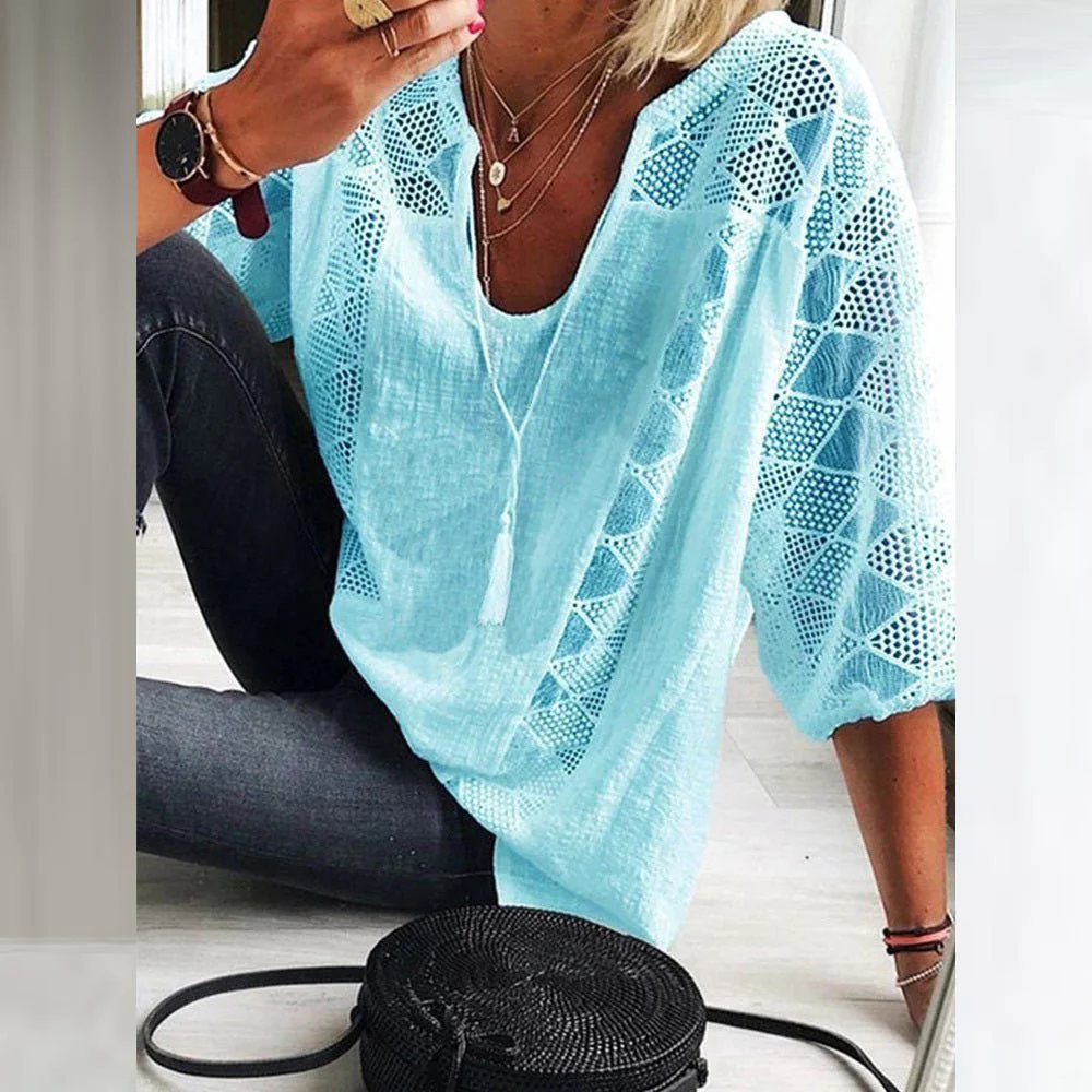 Annora® | Chic Accent Blouse - Image 2