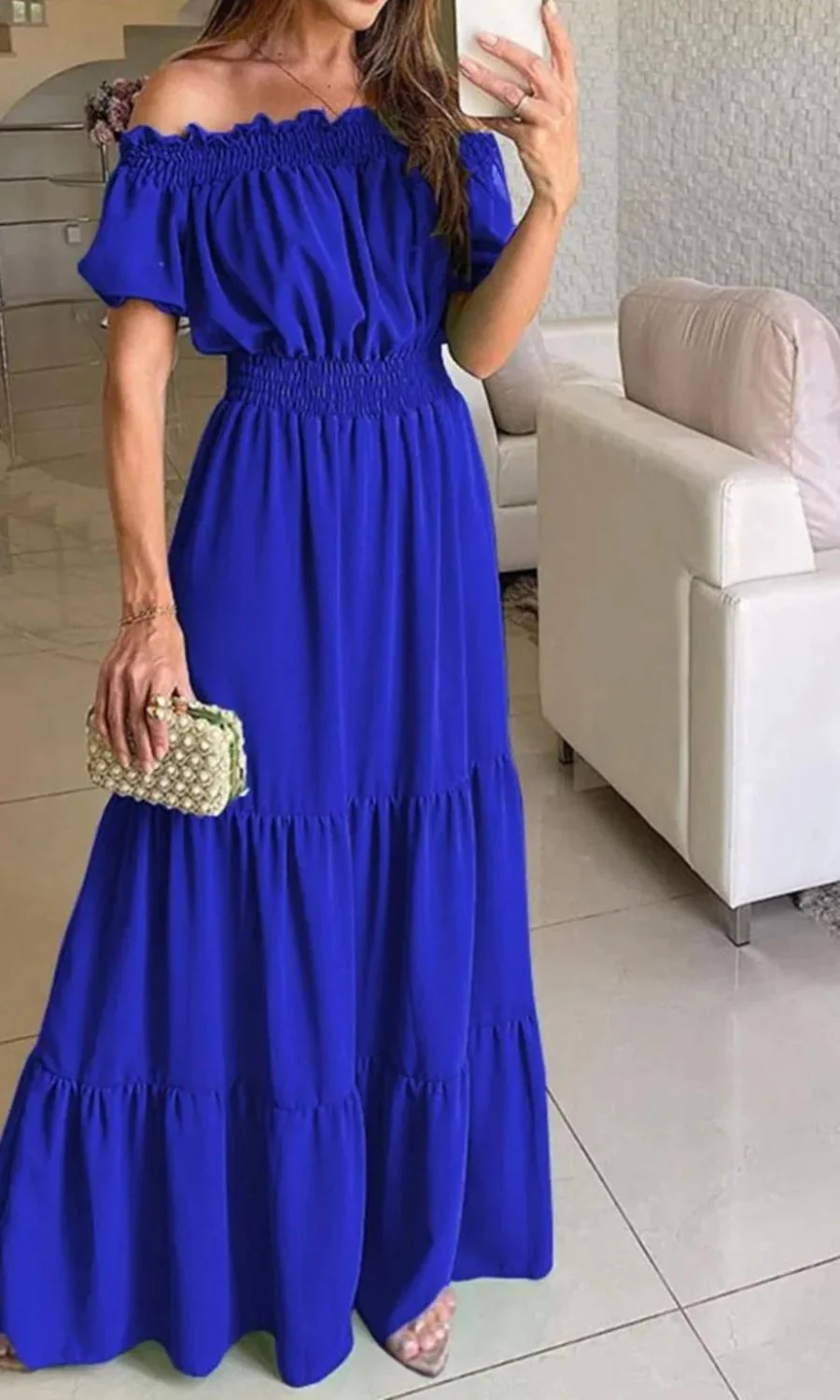 Antonella® | Elegant Elastic Summer Dress