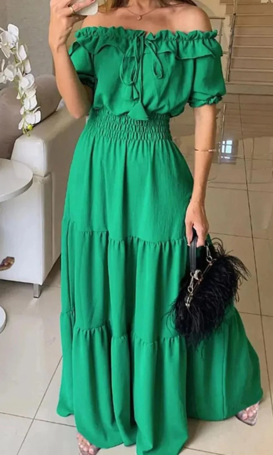 Antonella® | Elegant Elastic Summer Dress - Image 2