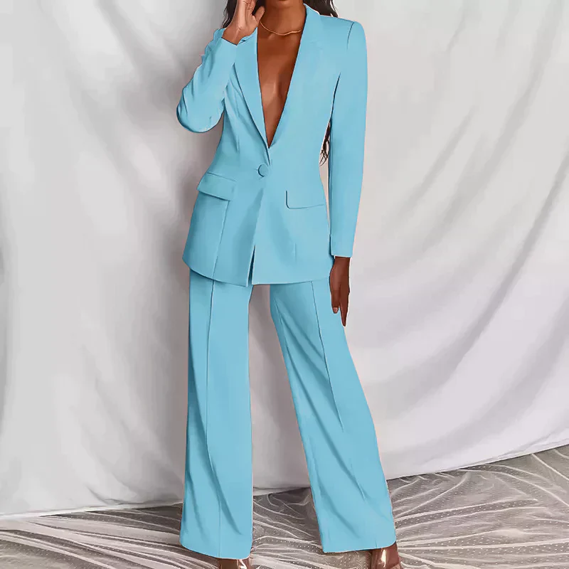 Anunciada® | Fashionable Set Consisting Of A Stylish Blazer And Elegant Trousers - Image 4