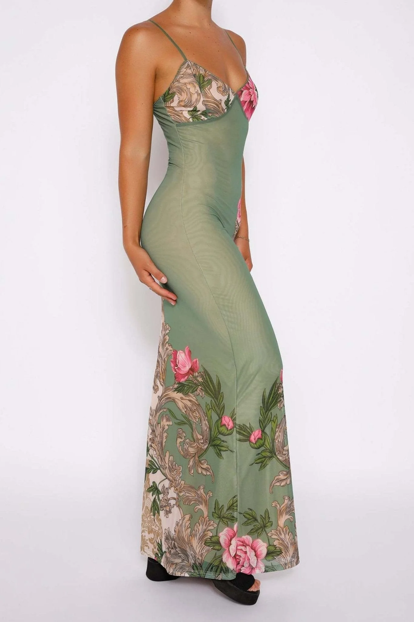 Araceli® | Printed, Figure-Hugging Maxi Slip