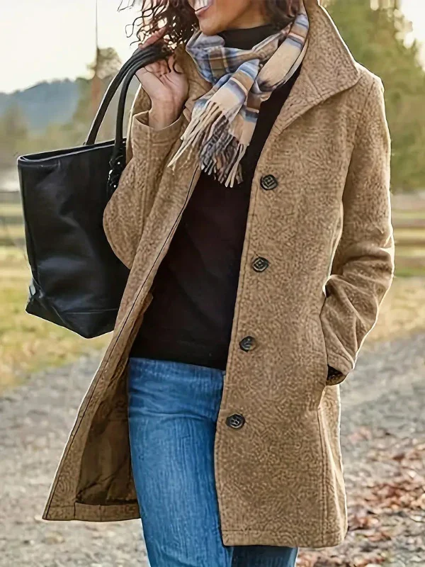 Araceli | Casual long coat - Image 3