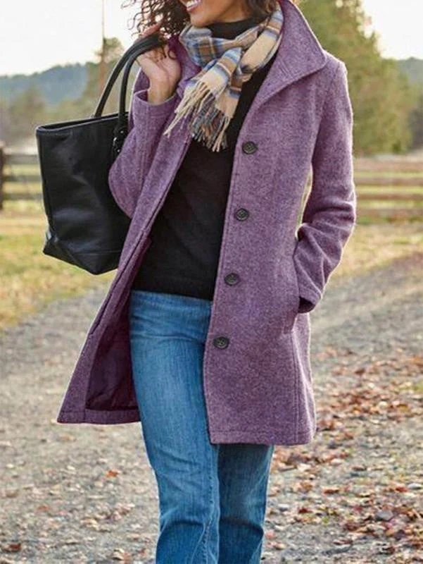 Araceli | Casual long coat - Image 4