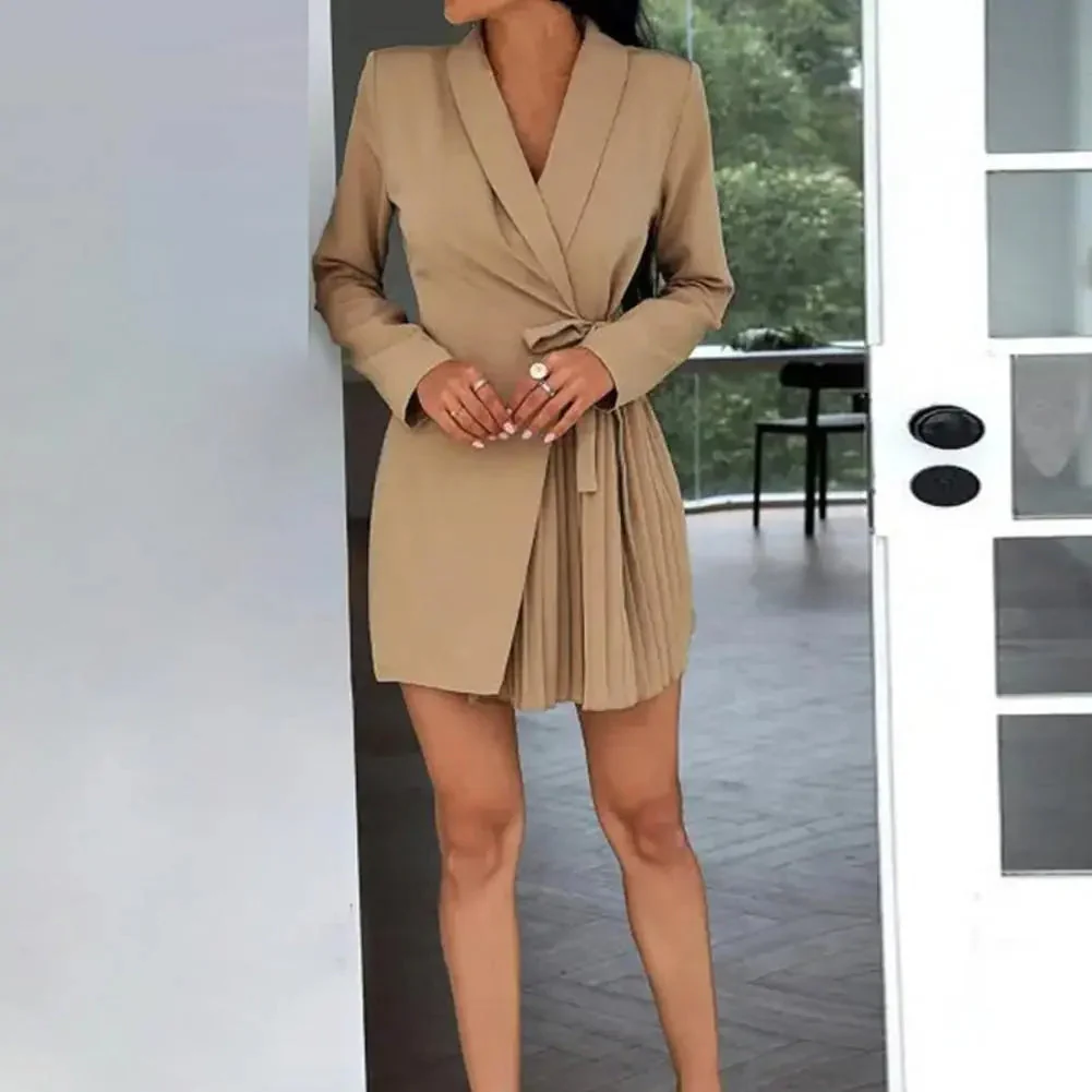 Aranza® | Solid Blazer Dress - Image 6