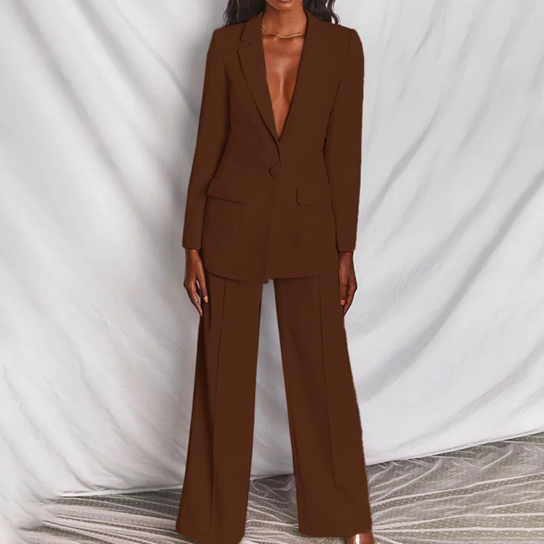 Areta® | Two-Piece Blazer And Trousers Set For Women - Image 12