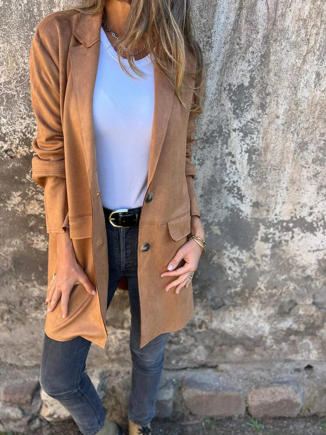Ariadna | Coat with pockets - Image 4