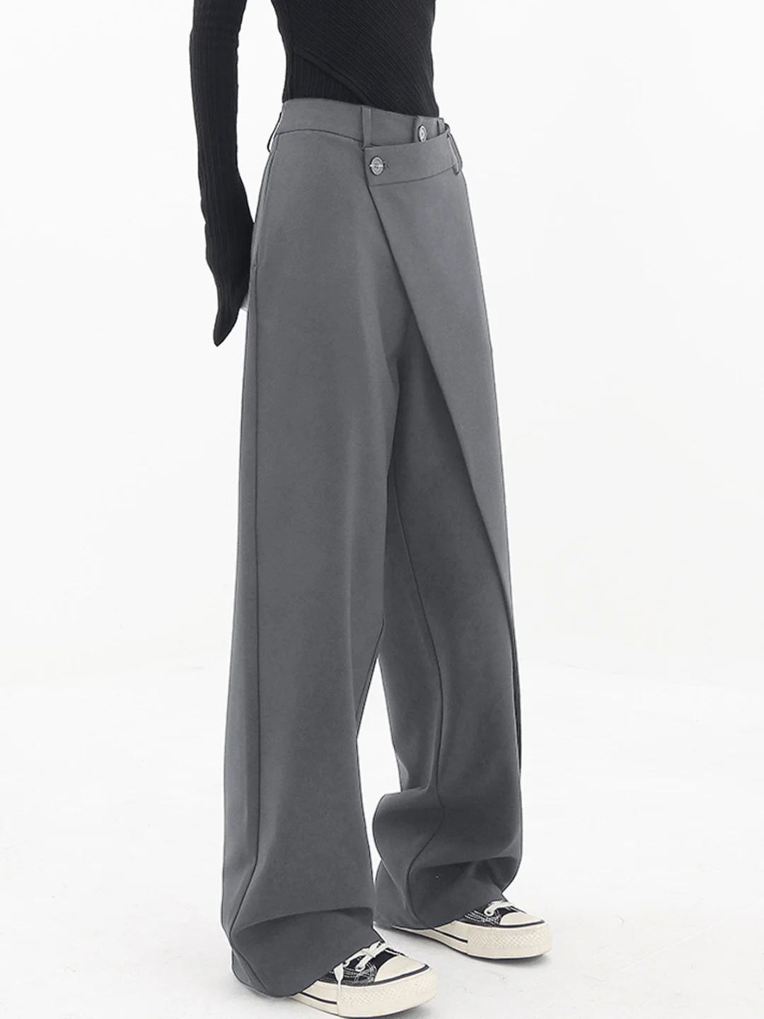 Ariana® | Asymmetrical Baggy Pants - Image 8