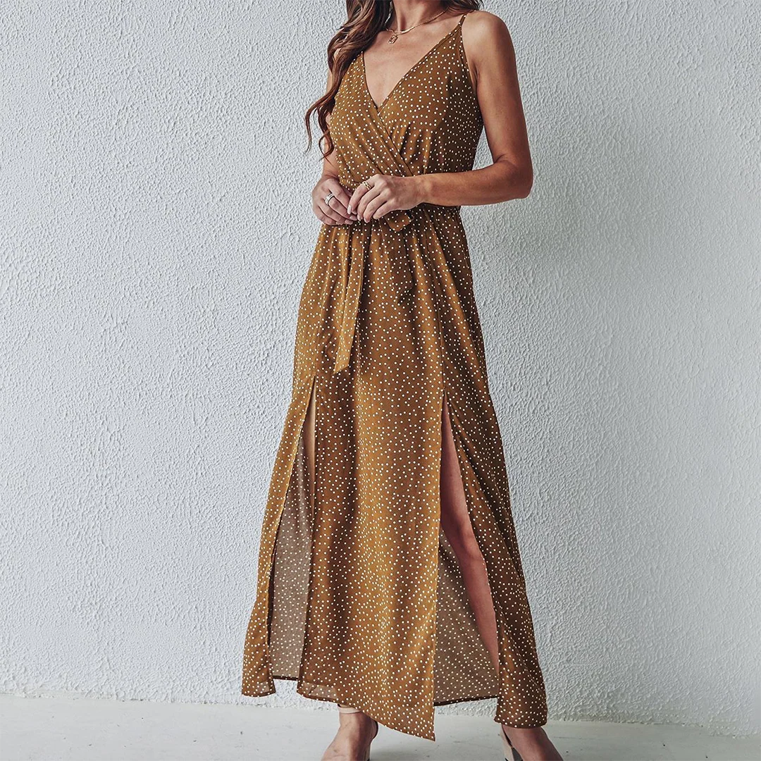 Ariana® | Elegant Maxi Dress With Slit - Image 5