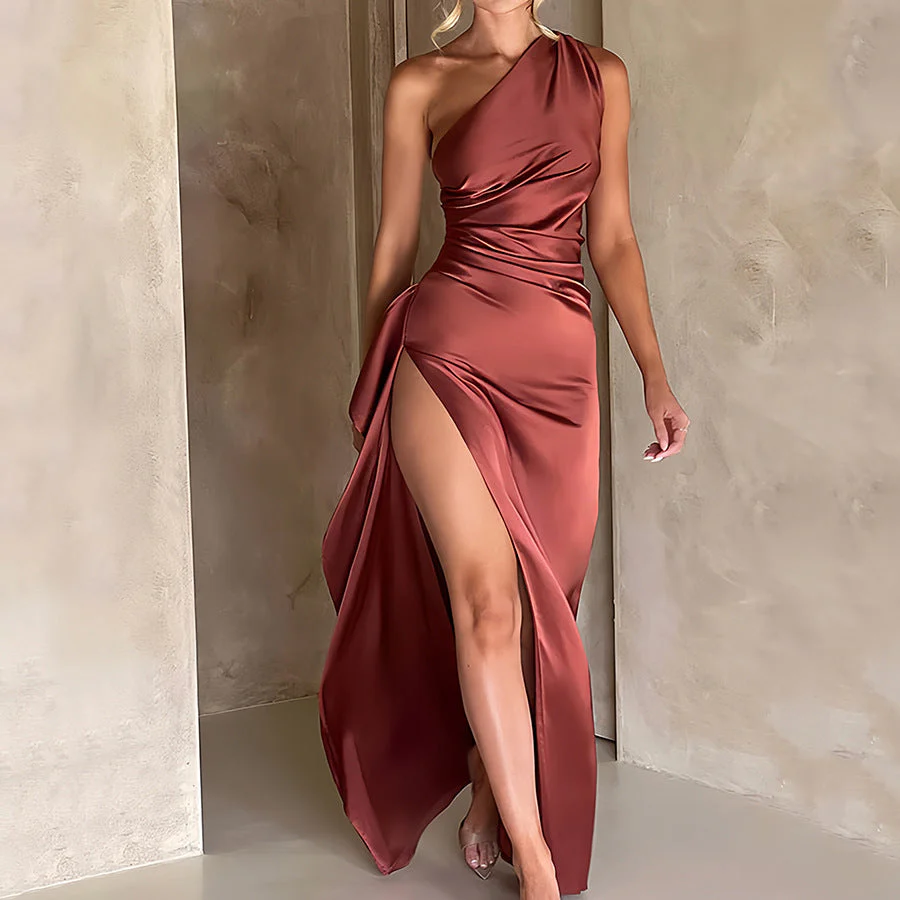 Ariana® | Elegant Satin-Maxi Dress - Image 18