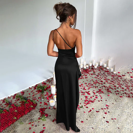 Ariana® | Elegant Satin-Maxi Dress - Image 4
