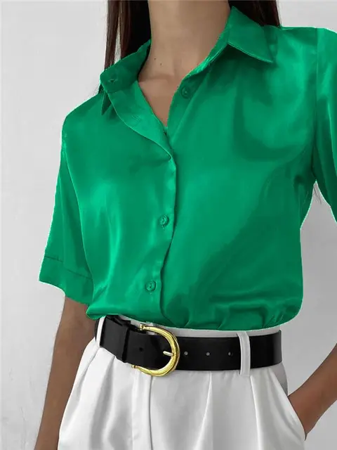 Arianell® | Vintage Blouse With Silk Collar - Image 7