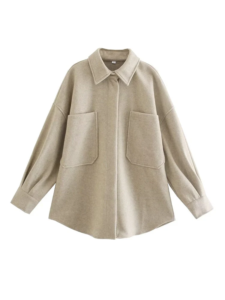 Armantine® | Casual Long-Sleeved Blouse With Pockets - Image 3