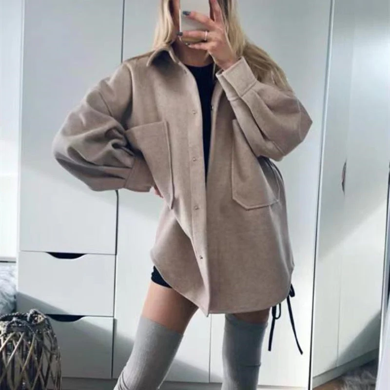 Armantine® | Casual Long-Sleeved Blouse With Pockets - Image 4