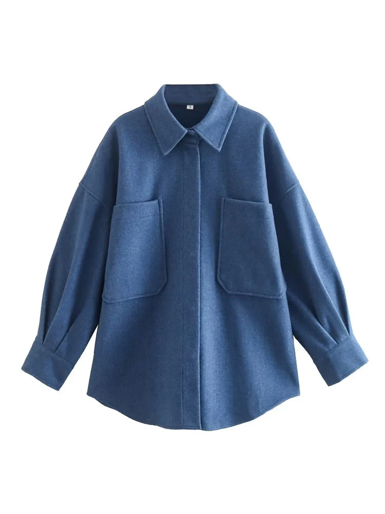 Armantine® | Casual Long-Sleeved Blouse With Pockets - Image 7