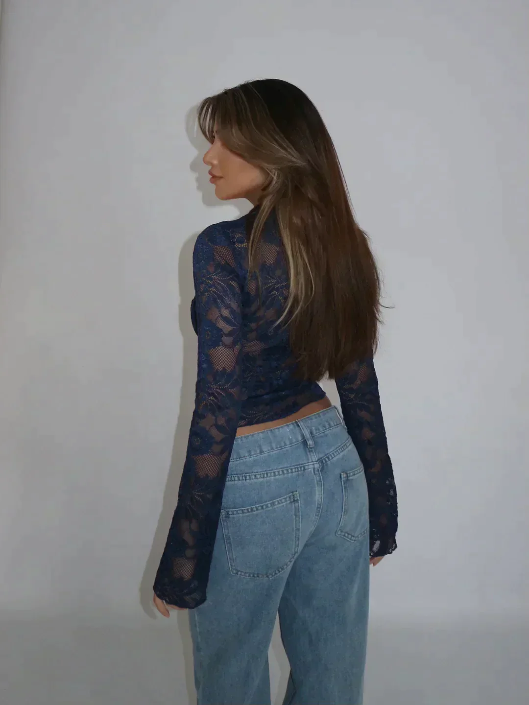 Arnelda® | Long Sleeve Lace Top - Image 3