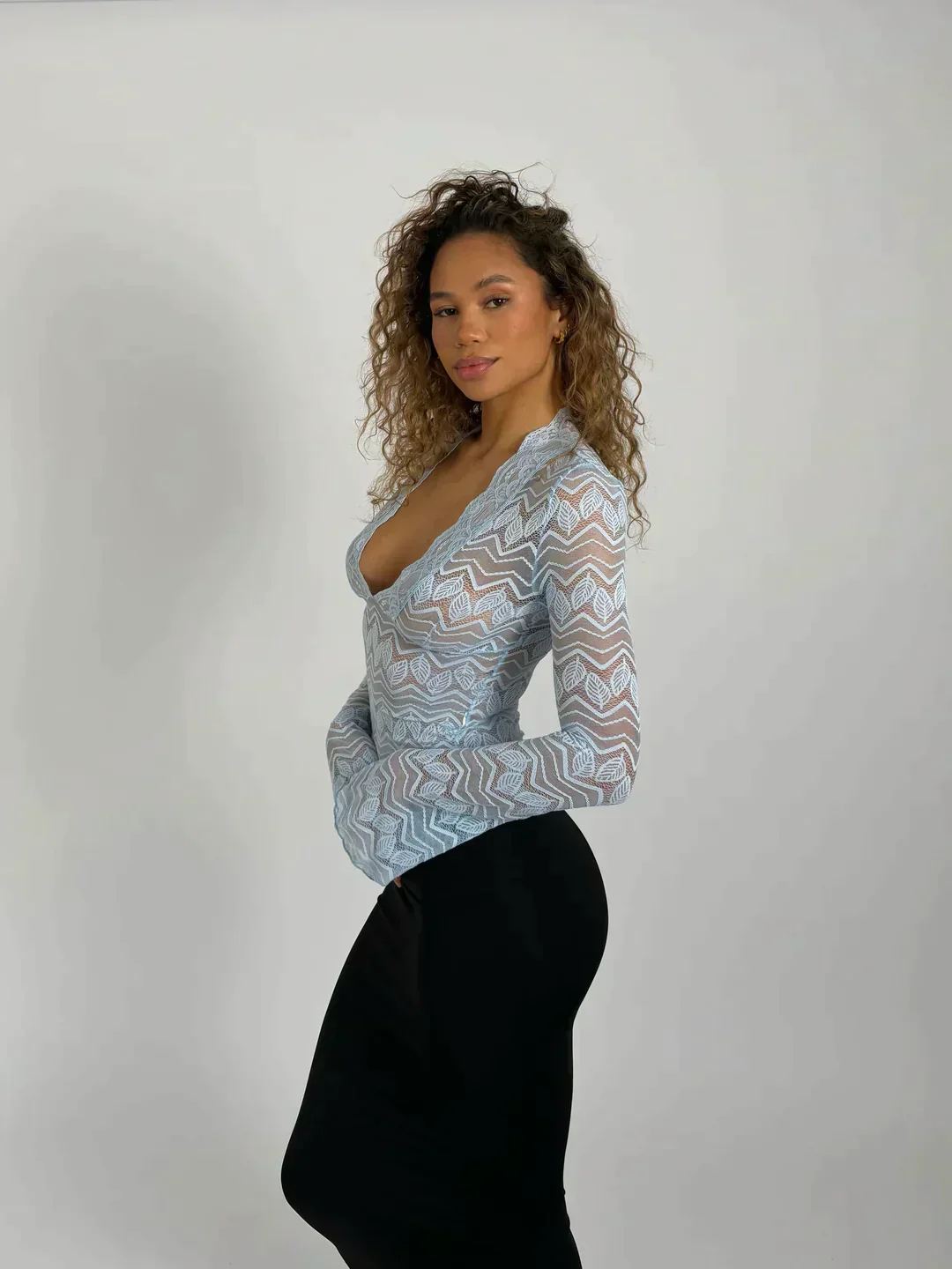 Arnelda® | Long Sleeve Lace Top - Image 6